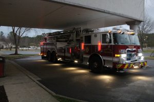 CFD Ladder Truck Under Cover