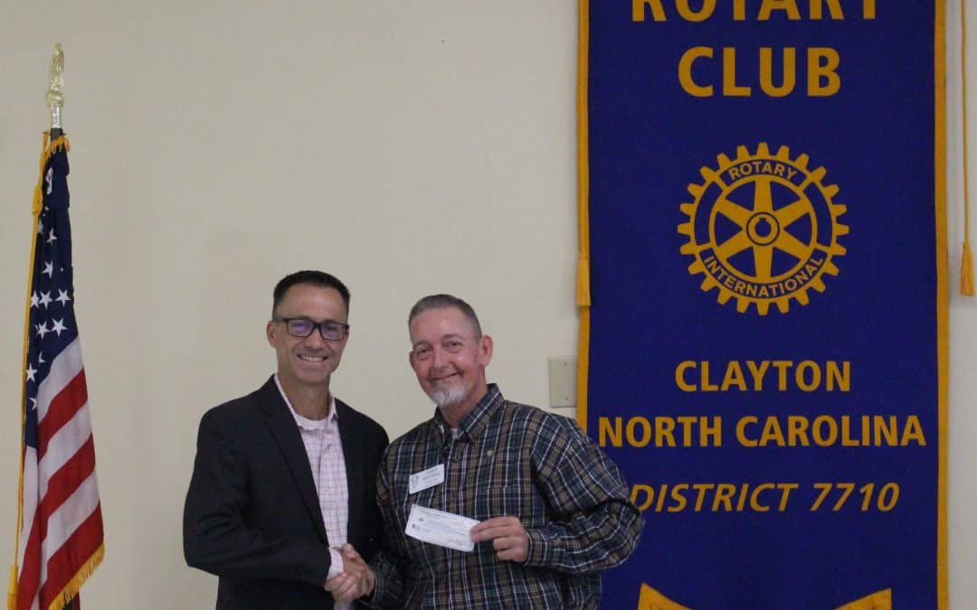 Clayton Mid-Day Rotary Club's Donation to our Club 08.31.2023