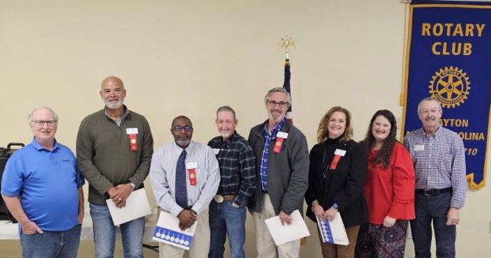 Clayton Rotary Club Welcomes FOUR New Members!